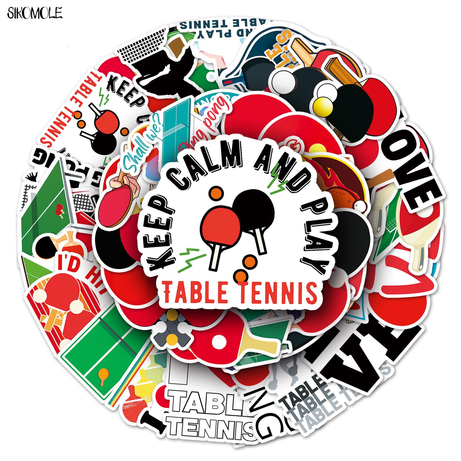 Table Tennis Youth - 10/30/50pcs Ping-pong Ball Stickers DIY Kids