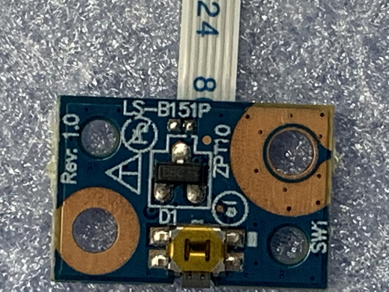 Table Tennis 11 - Original Power Button Board With Cable