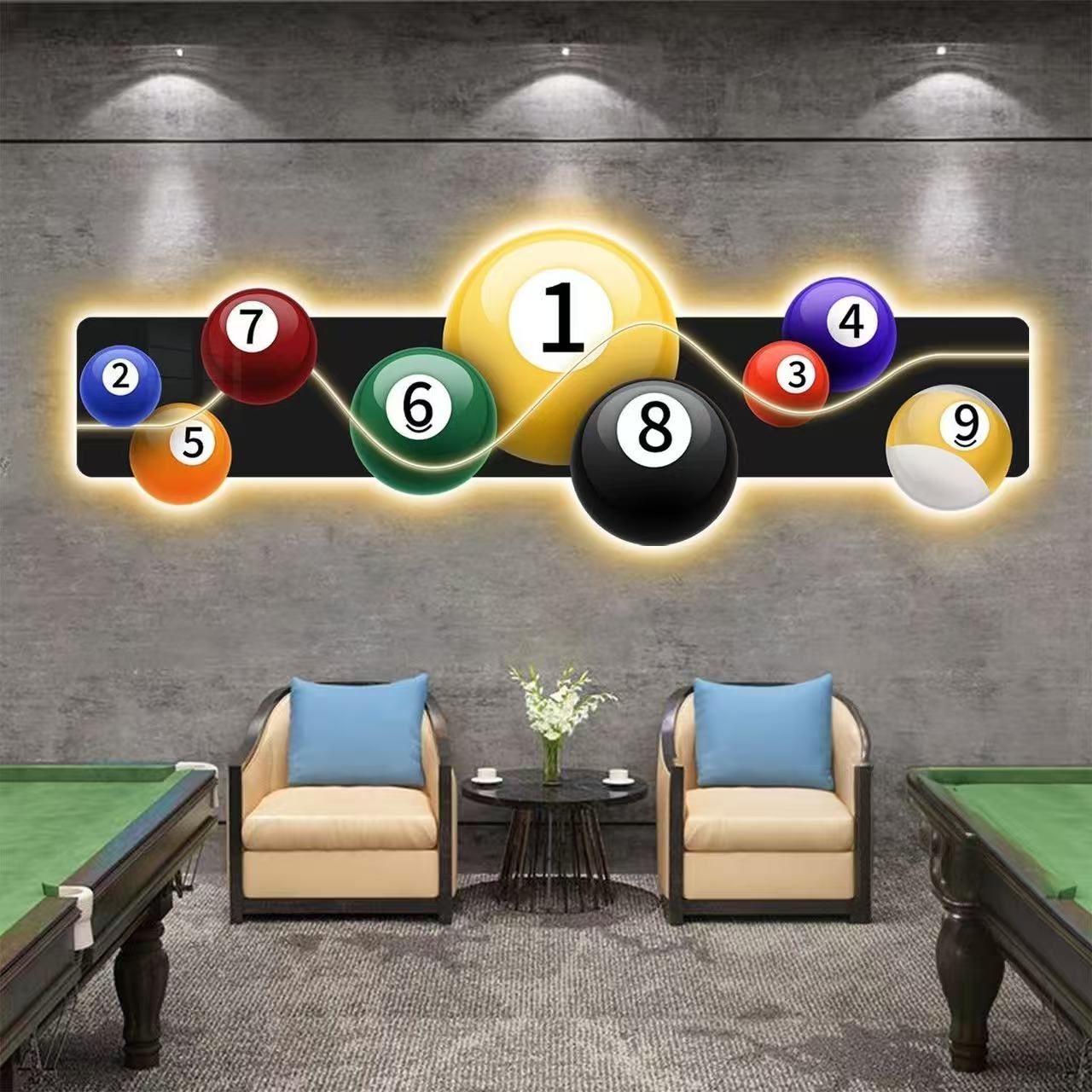 Billiards Hall Decoration Pain - Table Tennis No 1 review and price