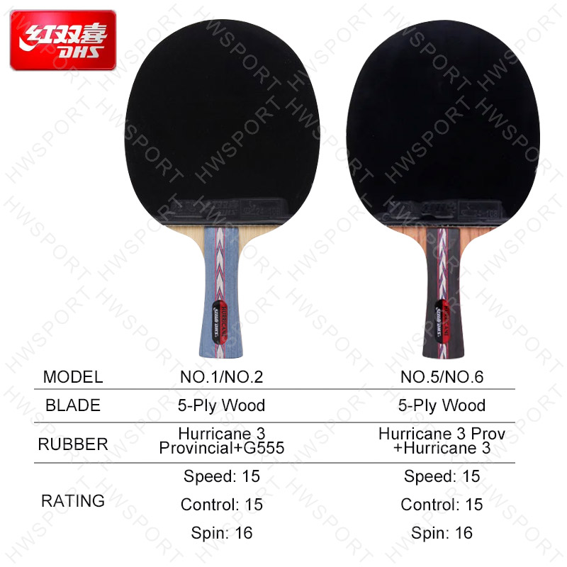 DHS Hurricane NO Series Table  - Table Tennis No 1 review and price