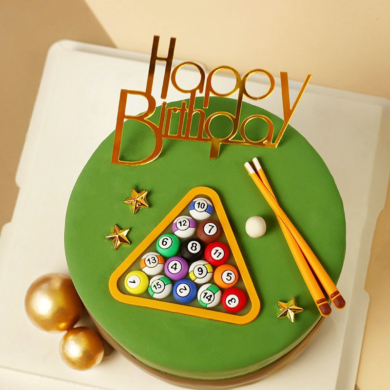 Billiard Ball Cake Decoration  - Table Tennis For Kids review and price
